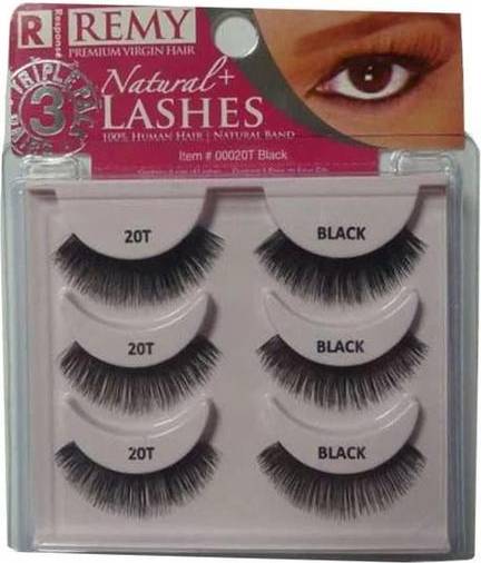 Magic Collection Remy Response Natural Triple Pack Lashes - Black
