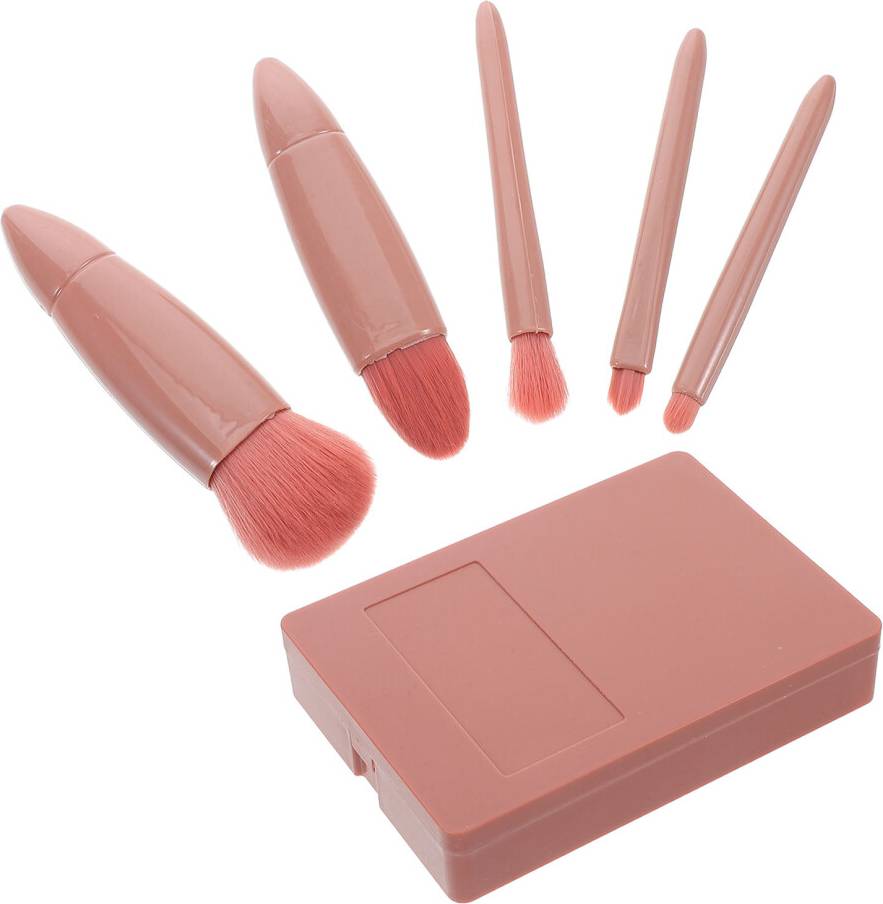 Inoomp Artificial Fiber Makeup Brush Daily Routines Set
