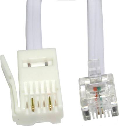Cables Direct RJ11 BT White 5m