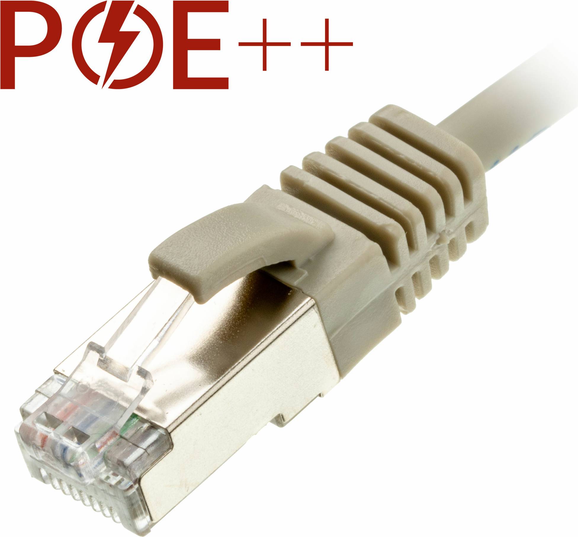 Cablenet Cat6a RJ45 Grey Slim Snagless