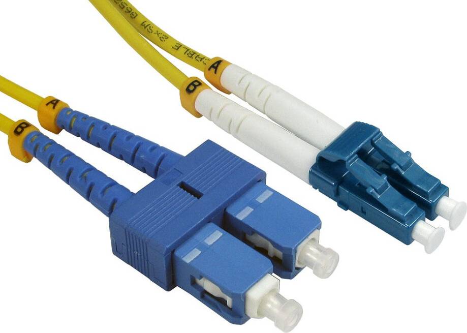 Cables Direct CMS OS2 Fibre Optic Cable 1m