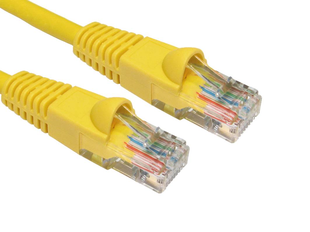 Cables Direct Cat6 Networking Cable Yellow 20m