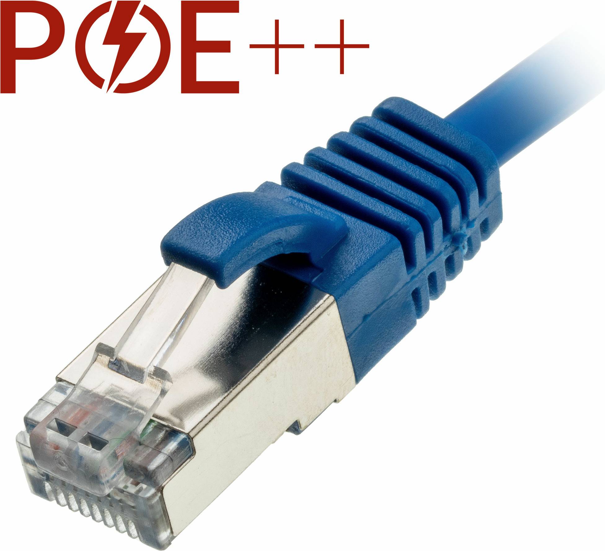 Cablenet Cat6a RJ45 Blue Slim Snagless