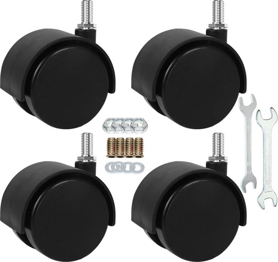 Yeweke 2 Inch Stem Caster Replacement Threaded Swivel