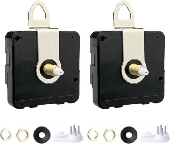2Pcs Silence Quartz Clock Movement Kit