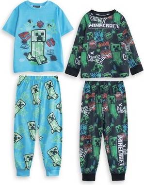 Minecraft kläder Barnkläder Minecraft Pyjamas 2 Pack