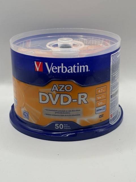 Verbatim DVD-R Blank Discs 50 Pack
