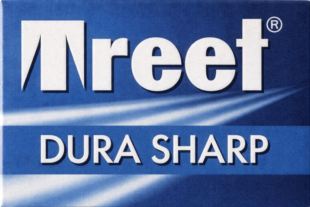 100 Treet Dura Sharp Double Edge Razor Blades