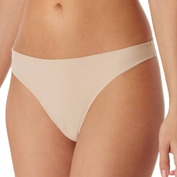 Schiesser Invisible Lace String - Beige