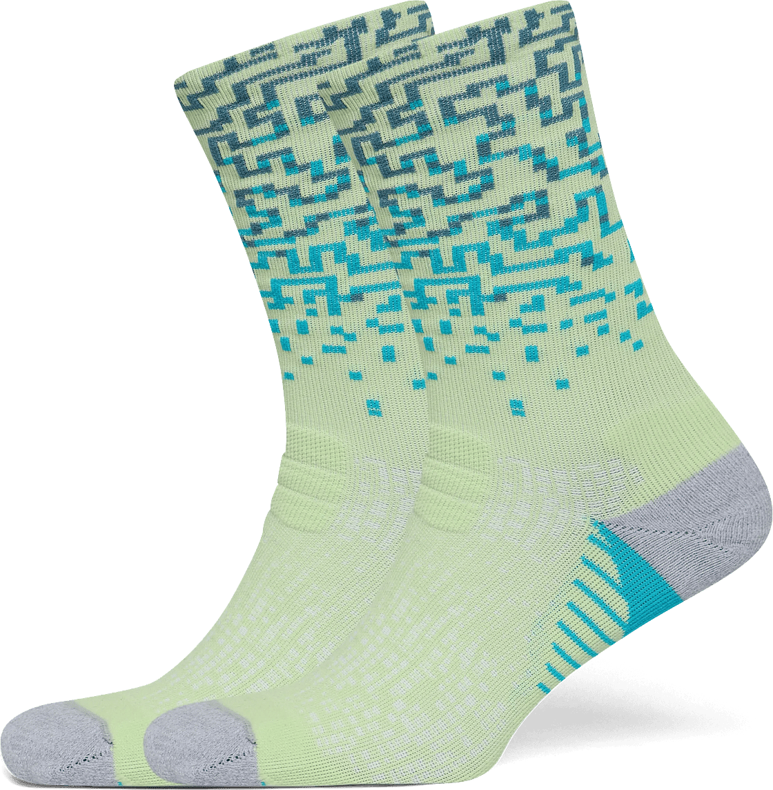 Asics Performance Run Crew Strumpor Sock - Green