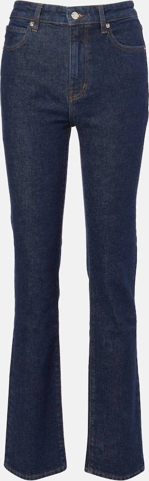 Frame Ruler Mid-Rise Straight Jeans