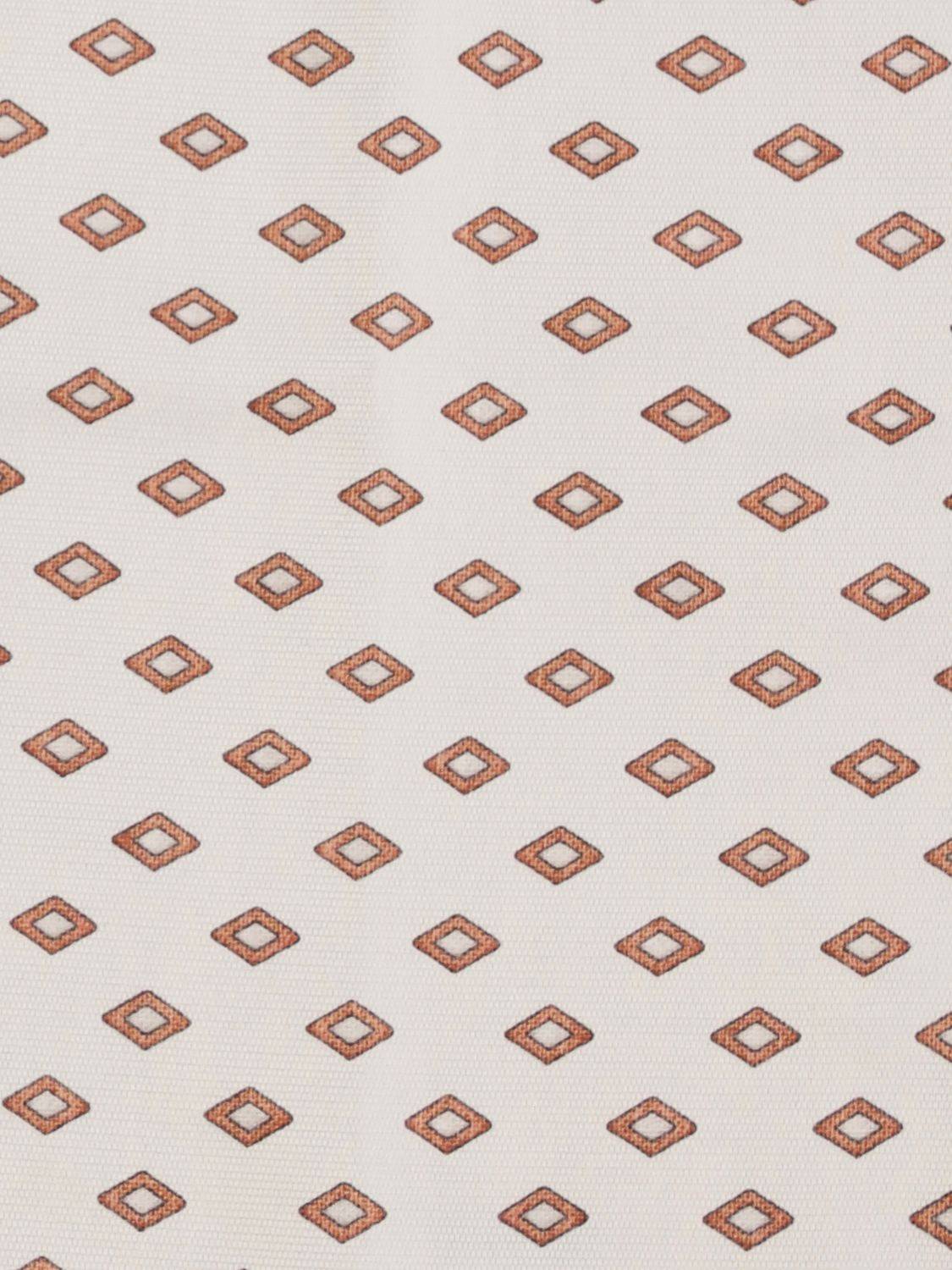 Silk Pocket Square Diamond Check Pattern