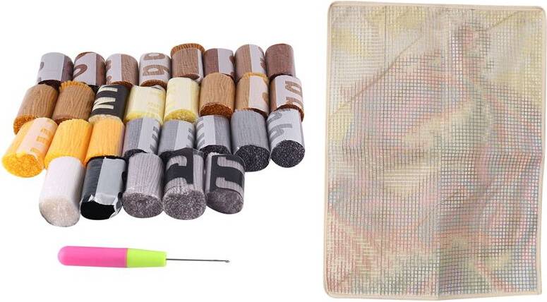 Rug making kits Hook Kit Rug Making Kit with Printed Canvas