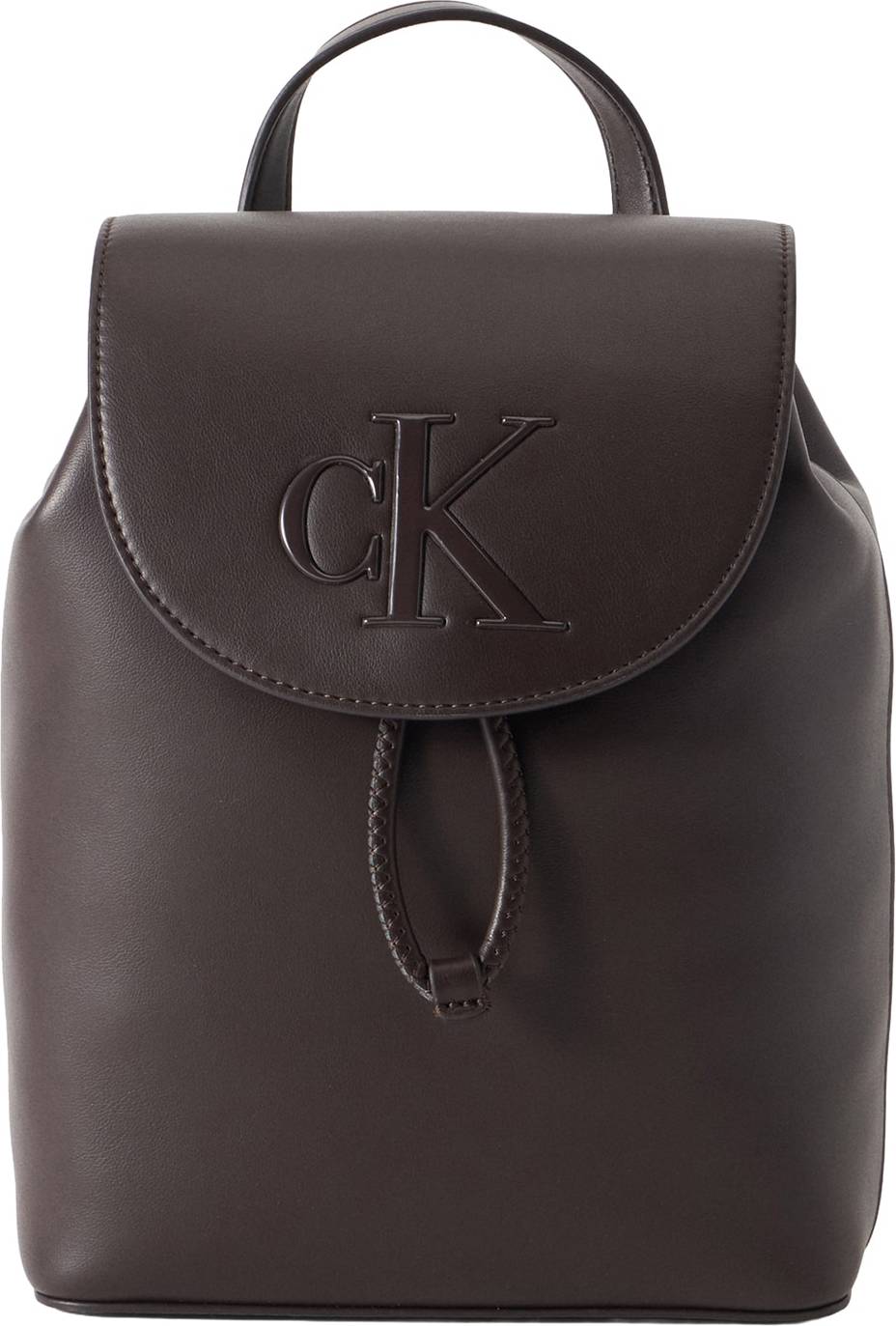 Calvin Klein Rygsæk Bold Ck Flap Mini Backpack - Brown