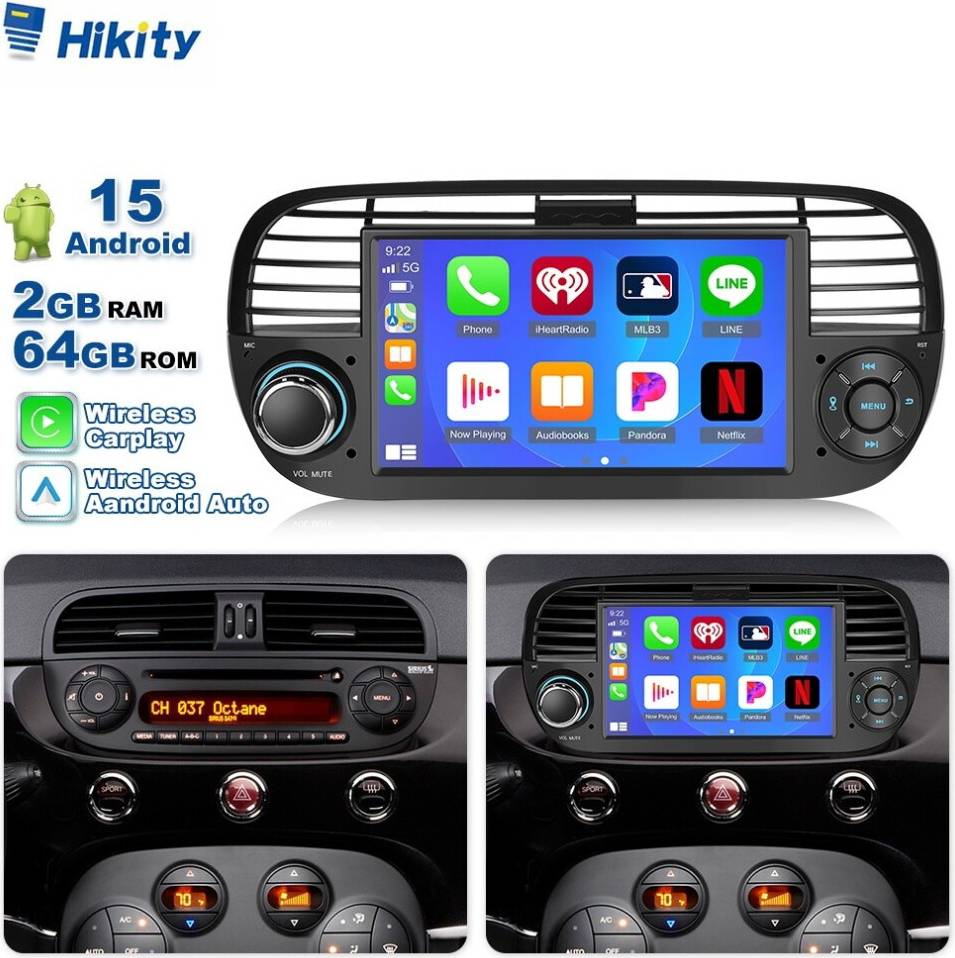 Hikity 7 Inch Android 15 Car Stereo