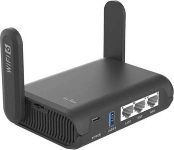 GL.iNet GL-AXT1800 Slate AX Pocket-Sized Wi-Fi 6 Travel Router