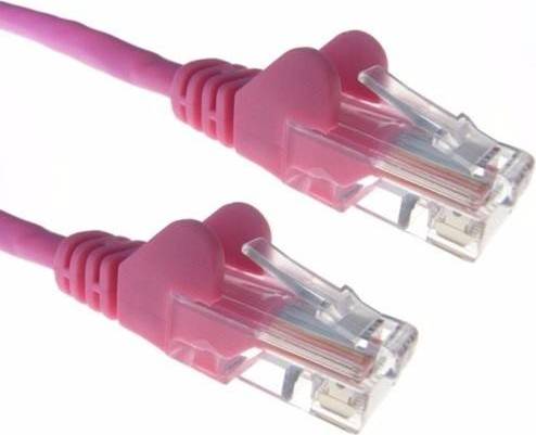 Pink RJ45 Cat5e Ethernet Patch Cable