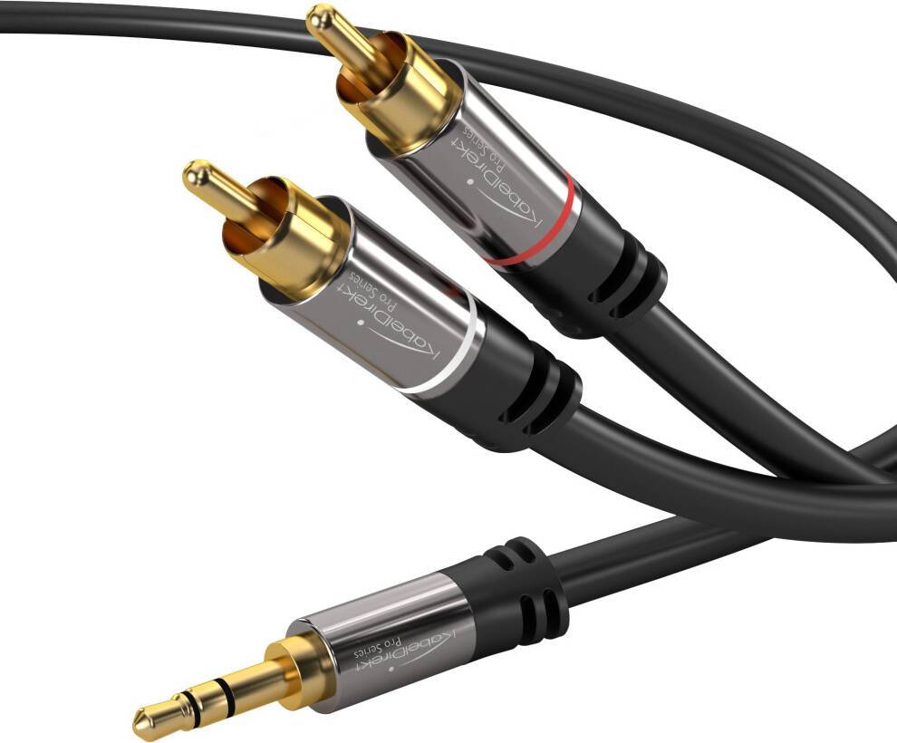 3 M Cavo Rca A Jack Y