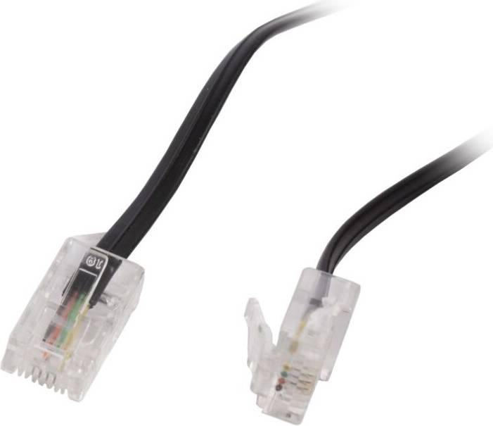 Synergy21 Cat3 U/UTP Netværkskabel RJ45-RJ45 - Sort 3m