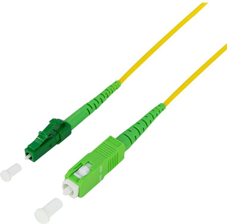 LogiLink FPSLS50 Simplex Fiberoptisk Patchkabel SC-SC OS2 G.657.A2 - Gul