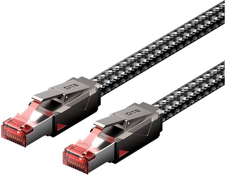 Cable modem Vention Cat8 Ethernet Cable 40Gbps 2000MHz SFTP Gaming Patch Cable for PC Router Modem Printer TV Set Top Box Internet Lan Cable