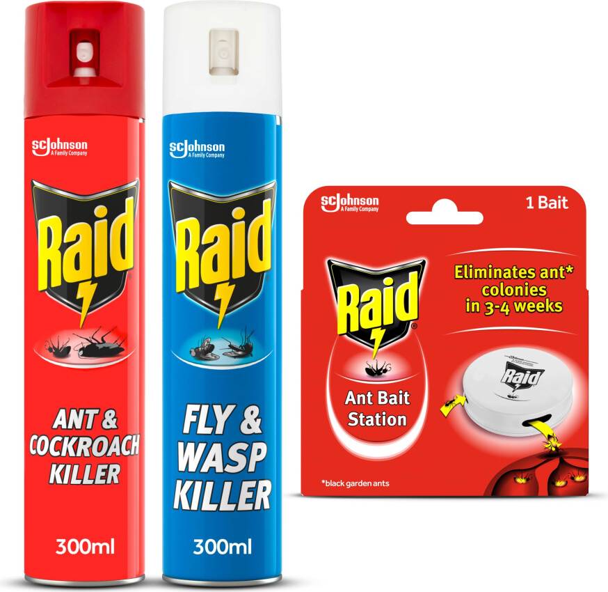 Raid Total Insect Killer Pack