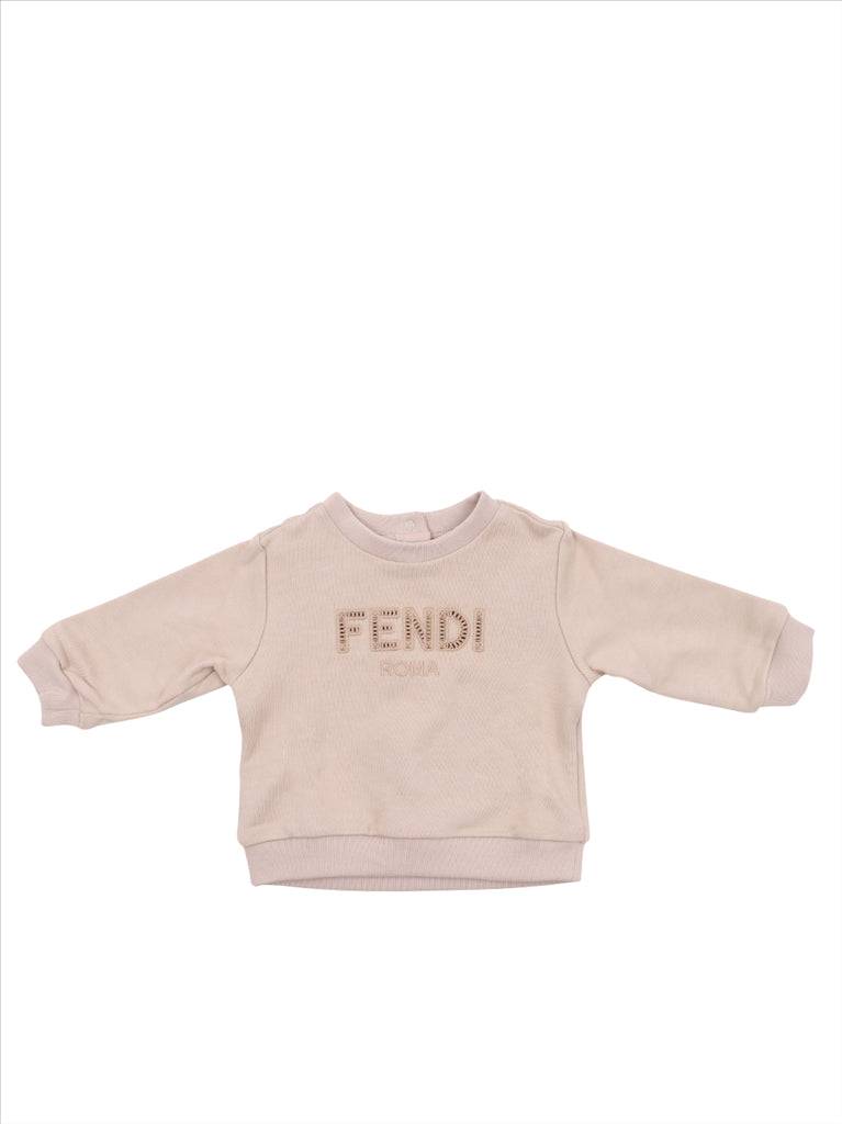 Fendi Roma Beige Sweatshirt