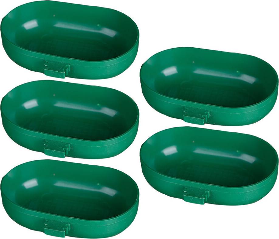 Inoomp 5pcs Bird Bath Tubs Random Color