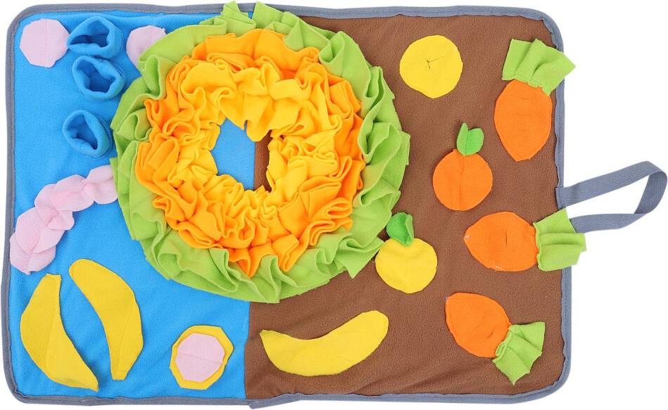 Inoomp 3Pcs Colorful Rabbit Foraging Mat