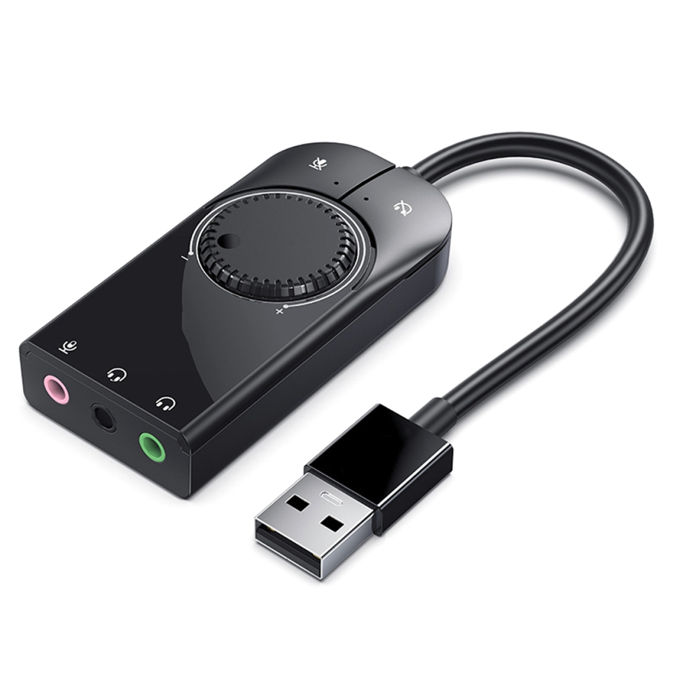 External 3.5mm Sound Card Adapter