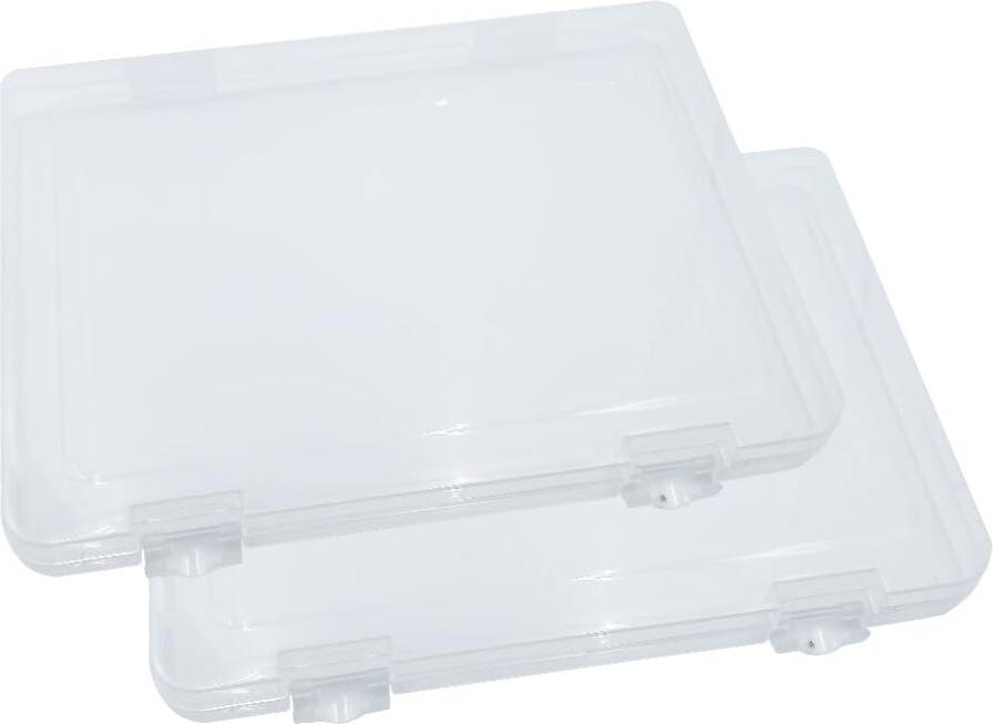 A4 storage boxes 2 Pcs A4 Lever Arch Files Storage Boxes