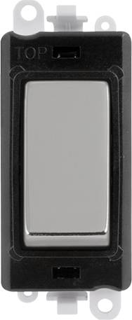 Click Scolmore 20AX Polished Chrome Rocker Switch Module
