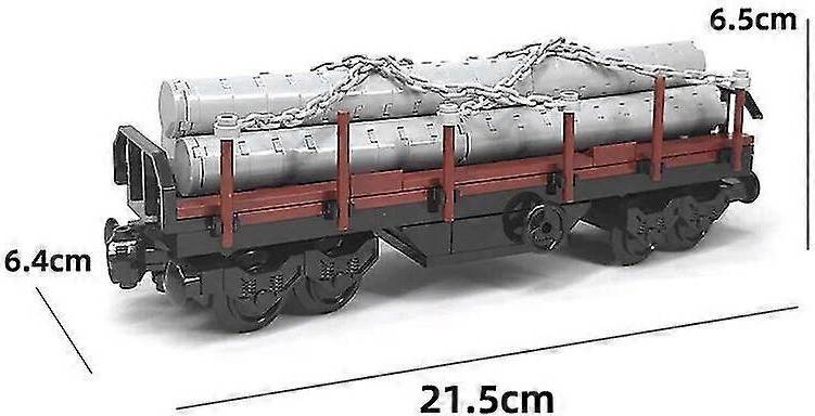 Moc Creative Expert Train Railing Crossing Blocks