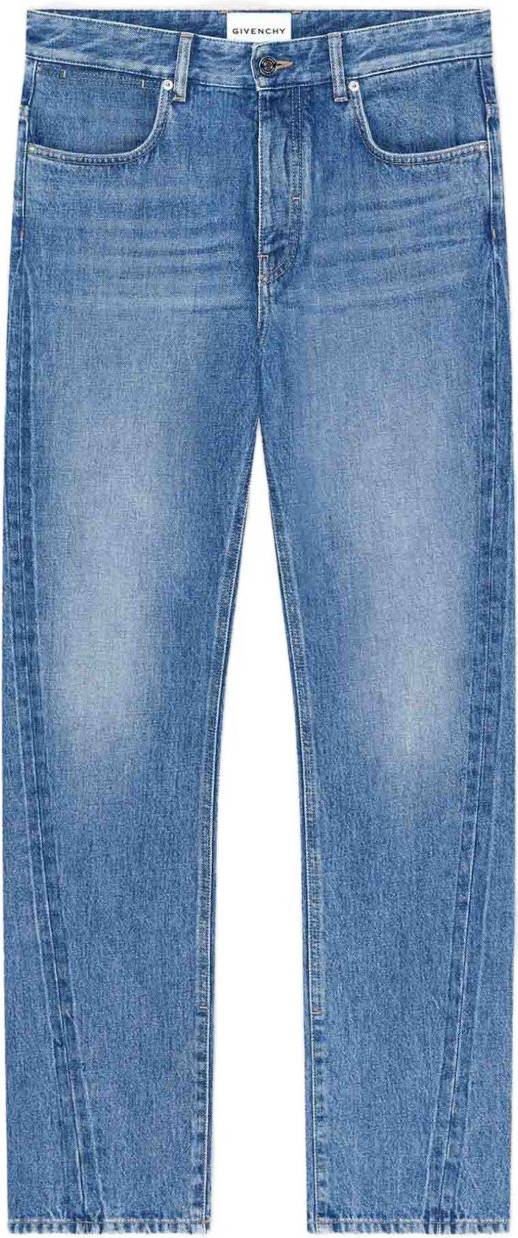 Givenchy Denim Mid-Rise Straight-Leg Jeans