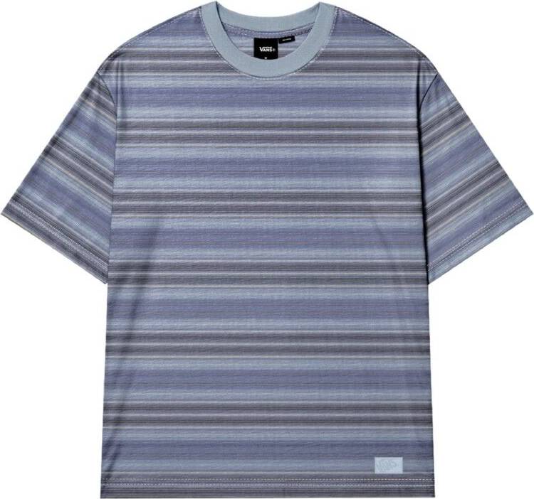 Vans Ringer Striped Knit Shirt Soft Slate - Blue