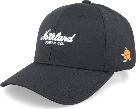 Adjustable Keps Script Hooked Cap - Svart