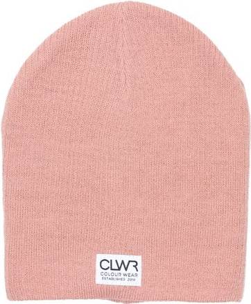 ColourWear Rib Faded Rose Melange Beanie - Rosa