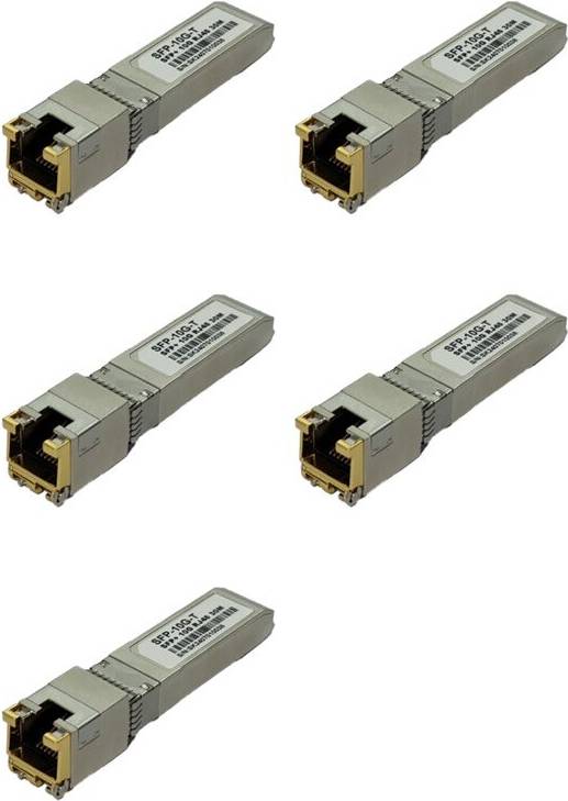 Torribaly 5X Module Optique 10G 5G 2.5G Auto-Adaptation RJ45 30 M