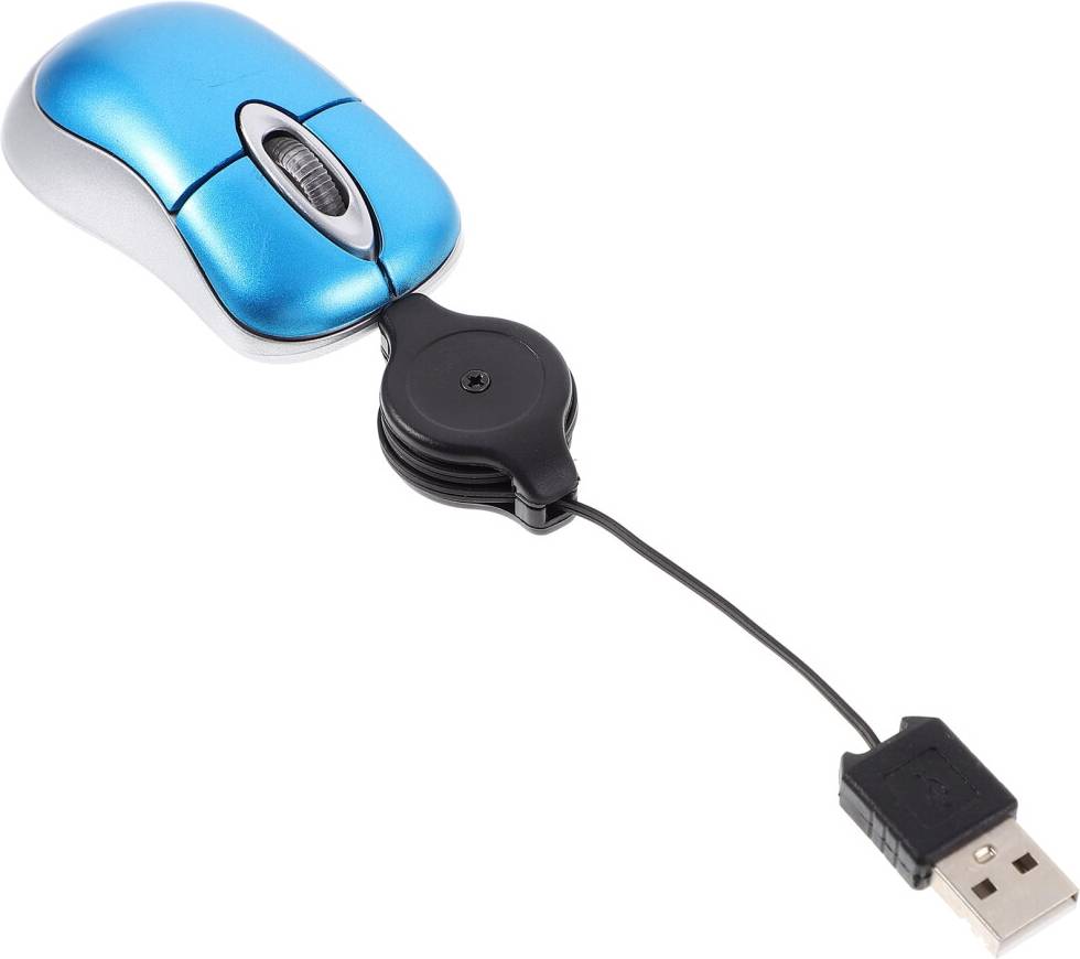 Compact Retractable Optical Mouse for Mac Notebooks
