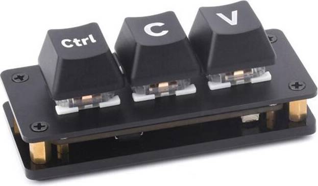 RP2040 Programmable Shortcut Keyboard 3-Key