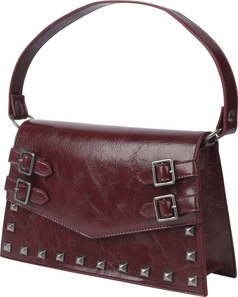 killstar Gothic Scared Promise Handbag - Red