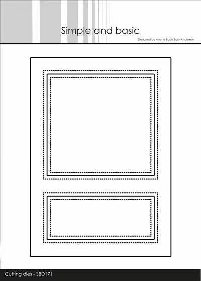 Simple Basic Die A6 Card Front