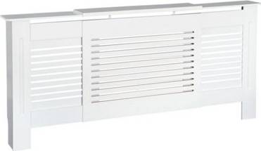 B&Q Extendable Radiator Cover Cabinet Slatted Design