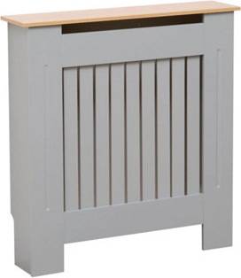 B&Q Grey Oak Small Radiator Cover