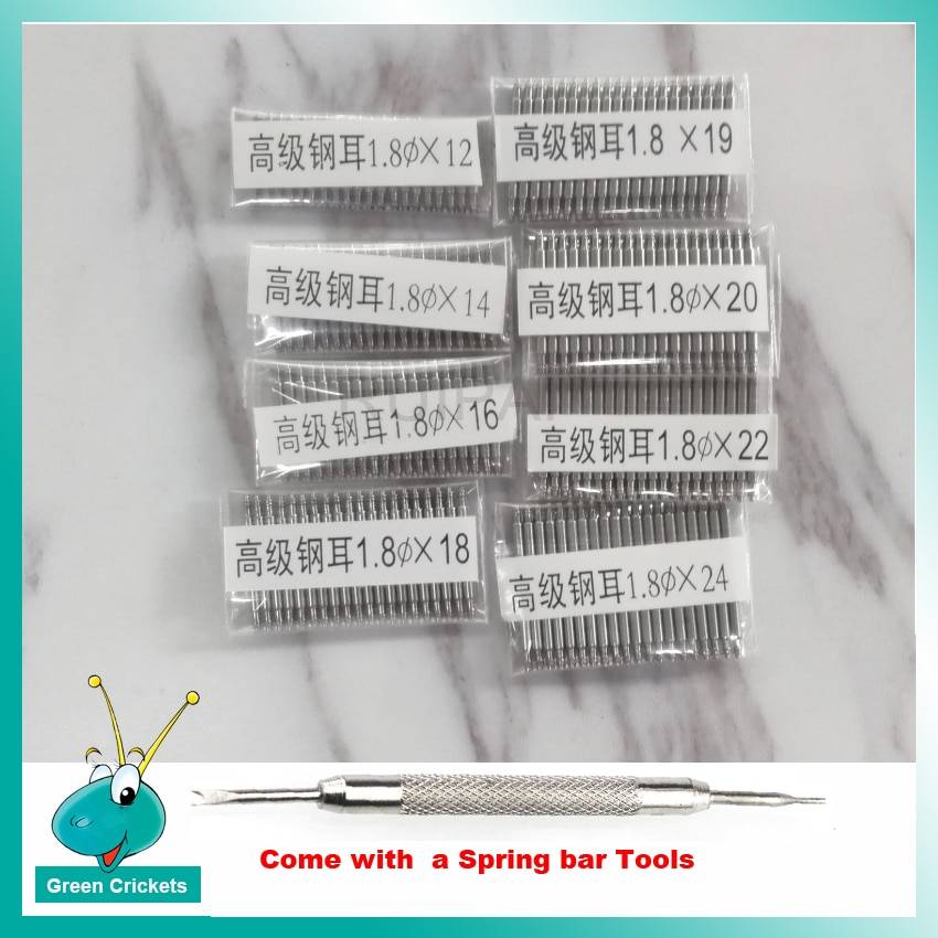 Klockarmband Spring Bars Rostfritt Stål