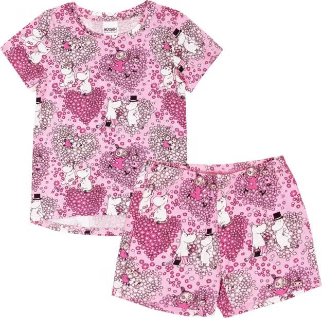 Martinex Mumin Vänner Shortspyjamas - Rosa