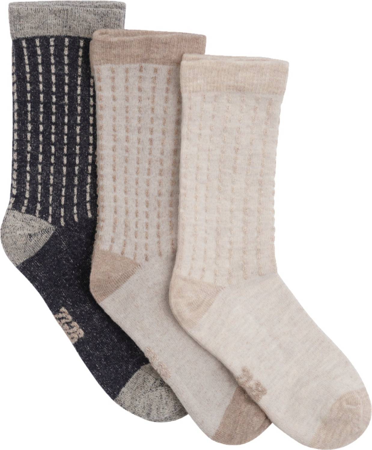 Minymo Wool Socks 3-Pack Multi Patterned - Dark Navy