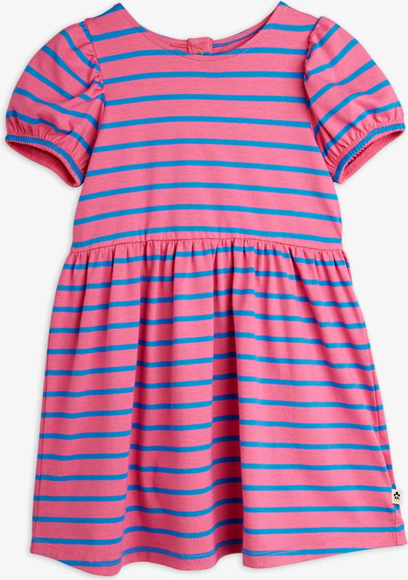 Mini Rodini Stripe Klänning - Rosa