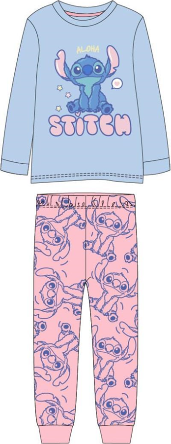 Cerdá Lilo & Stitch Pyjamas - Blå/Rosa
