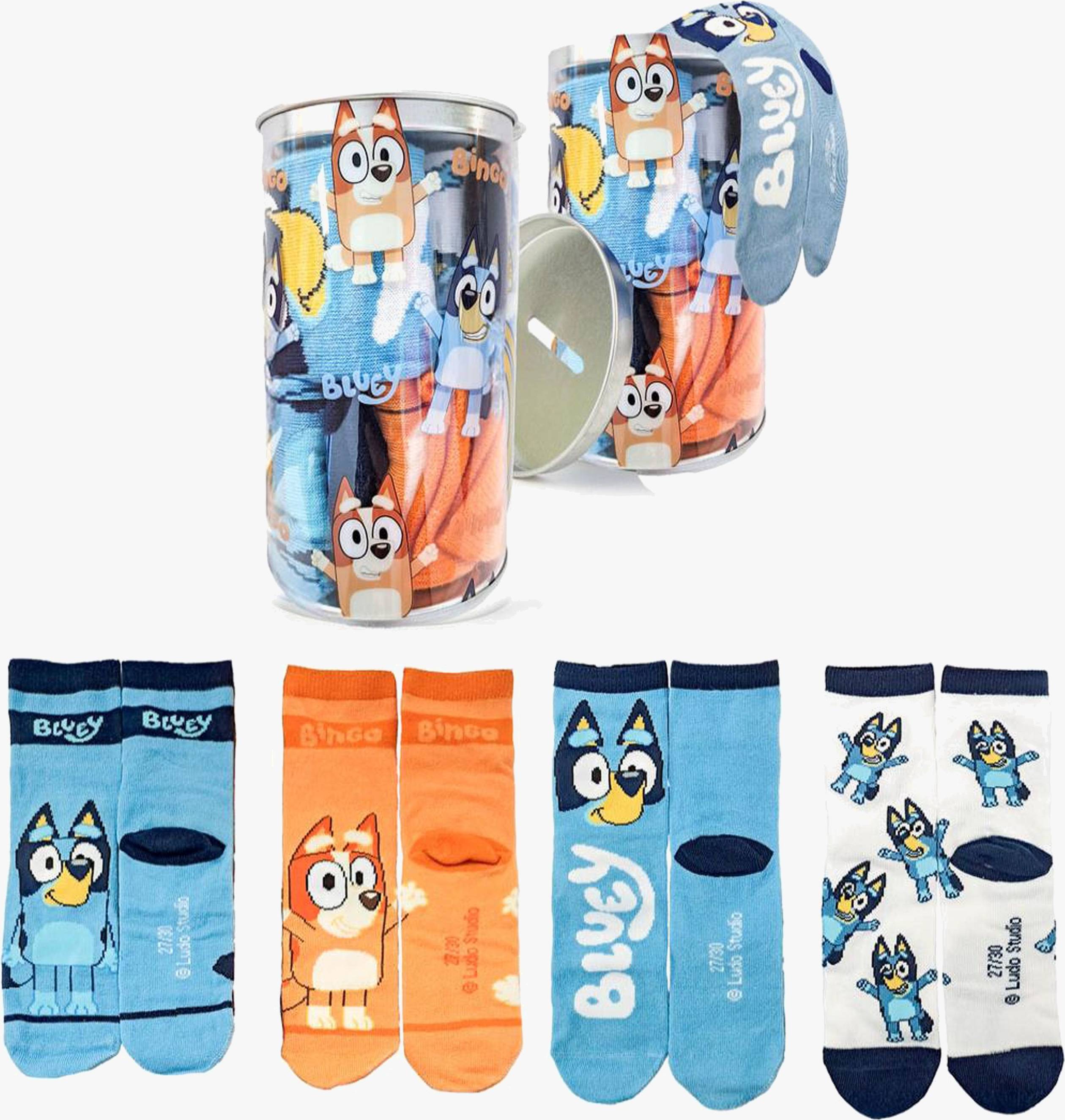 Bluey Strumpor 4-Pack